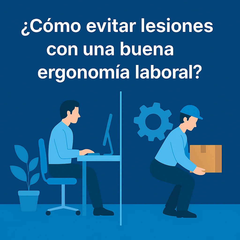 ¿Cómo evitar lesiones con una buena ergonomia laboral?