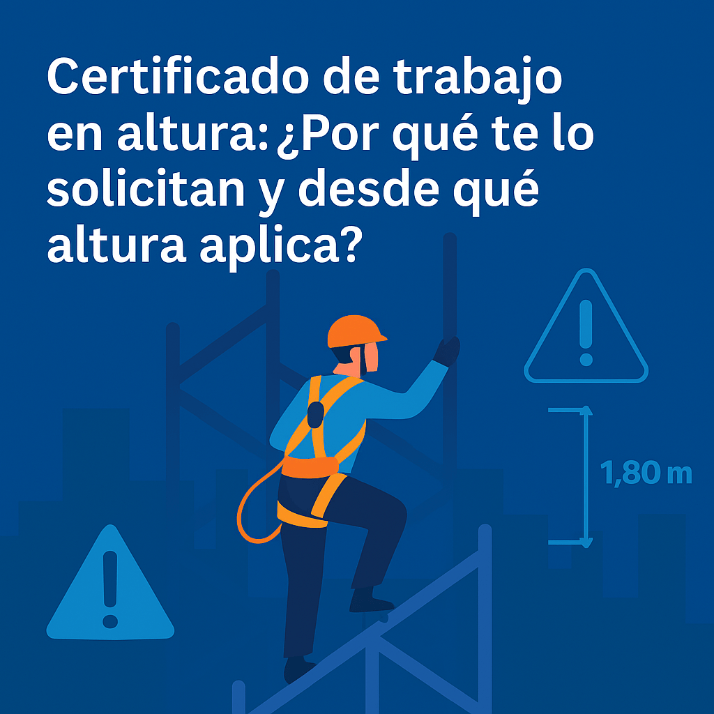 Certificado de trabajo en altura