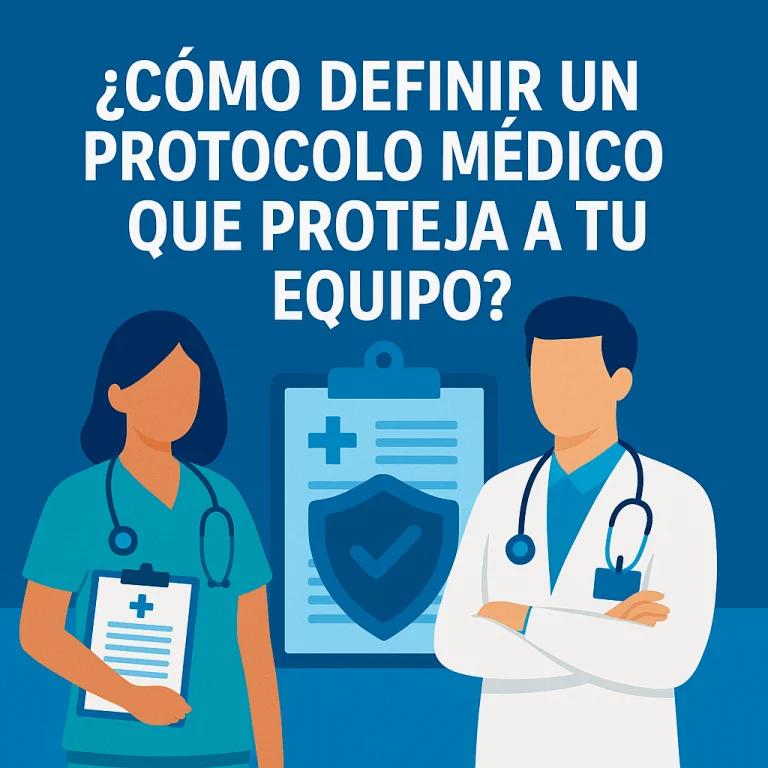 ¿Cómo definir un protocolo médico que proteja tu equipo?